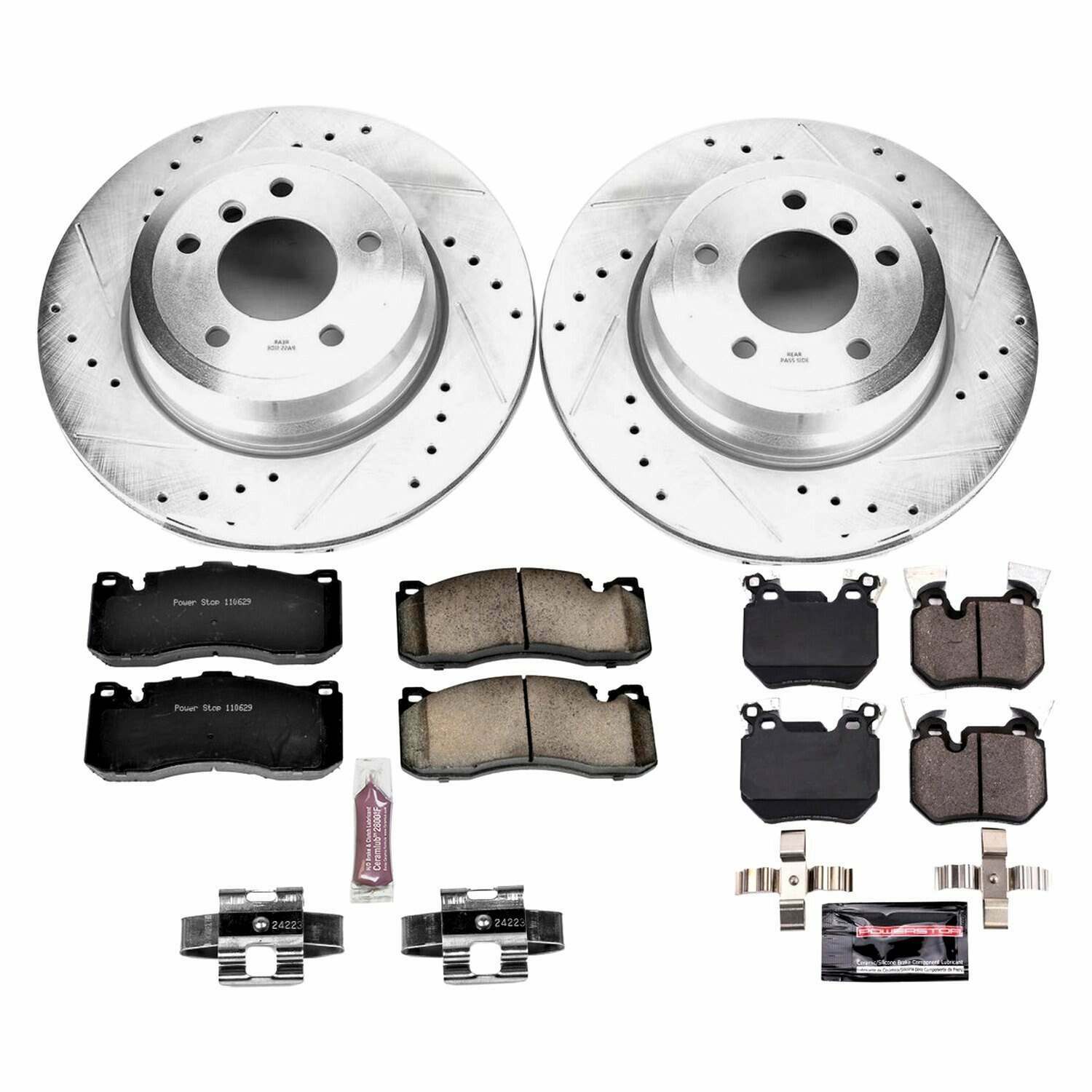 Power Stop 08-10 BMW 135i Front & Rear Z23 Evolution Sport Brake Kit - K5686