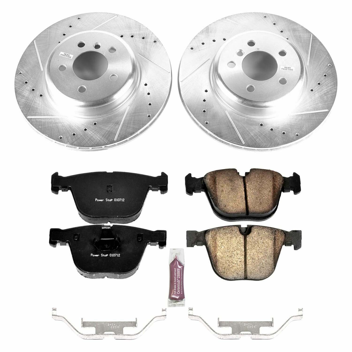 Power Stop 11-15 BMW 740i Rear Z26 Street Warrior Brake Kit - K5694-26