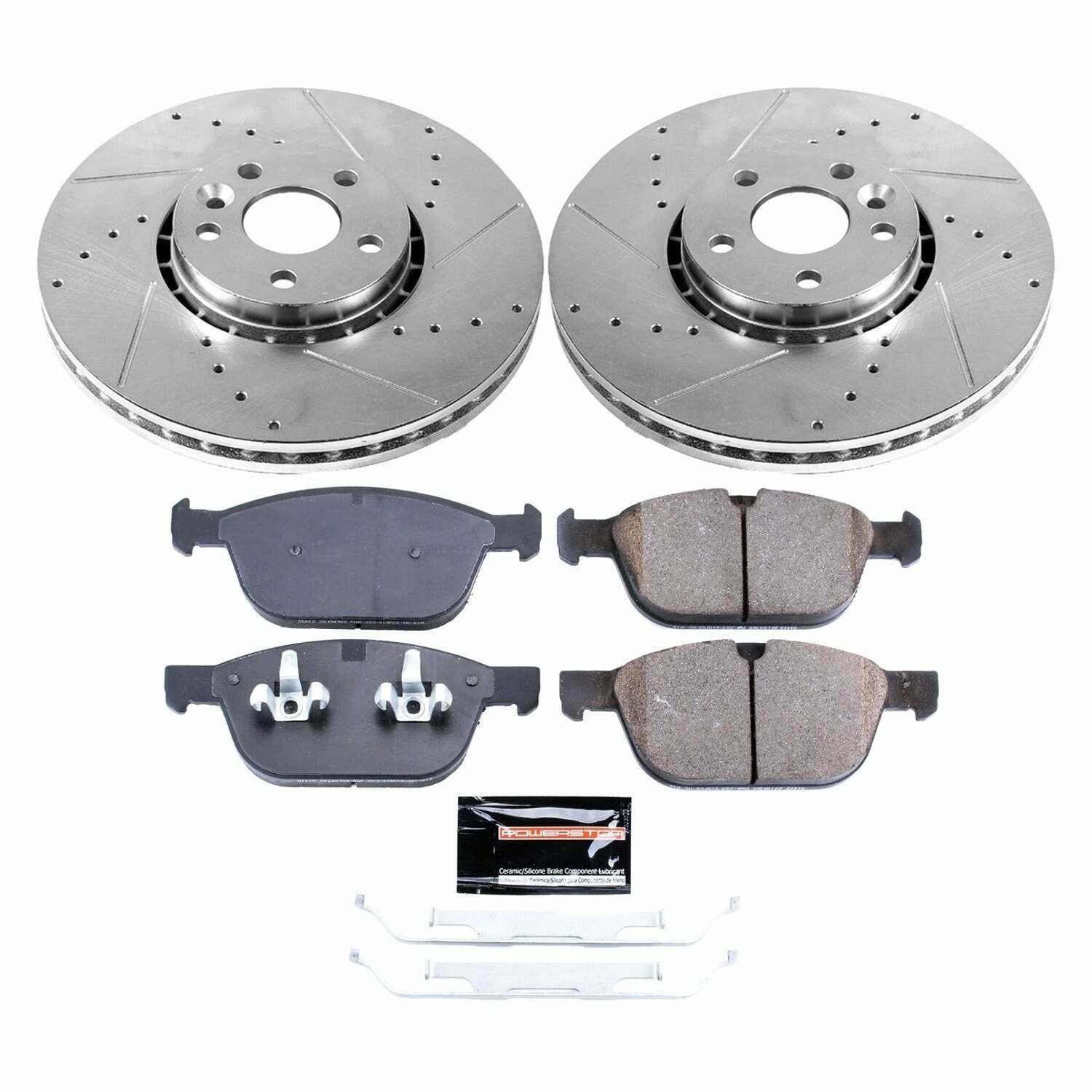 Power Stop 10-15 Volvo XC60 Front Z23 Evolution Sport Brake Kit - K5702