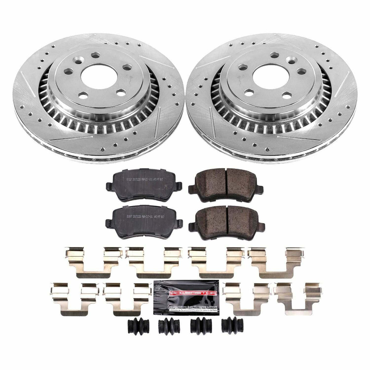 Power Stop 10-17 Volvo XC60 Rear Z23 Evolution Sport Brake Kit - K5705