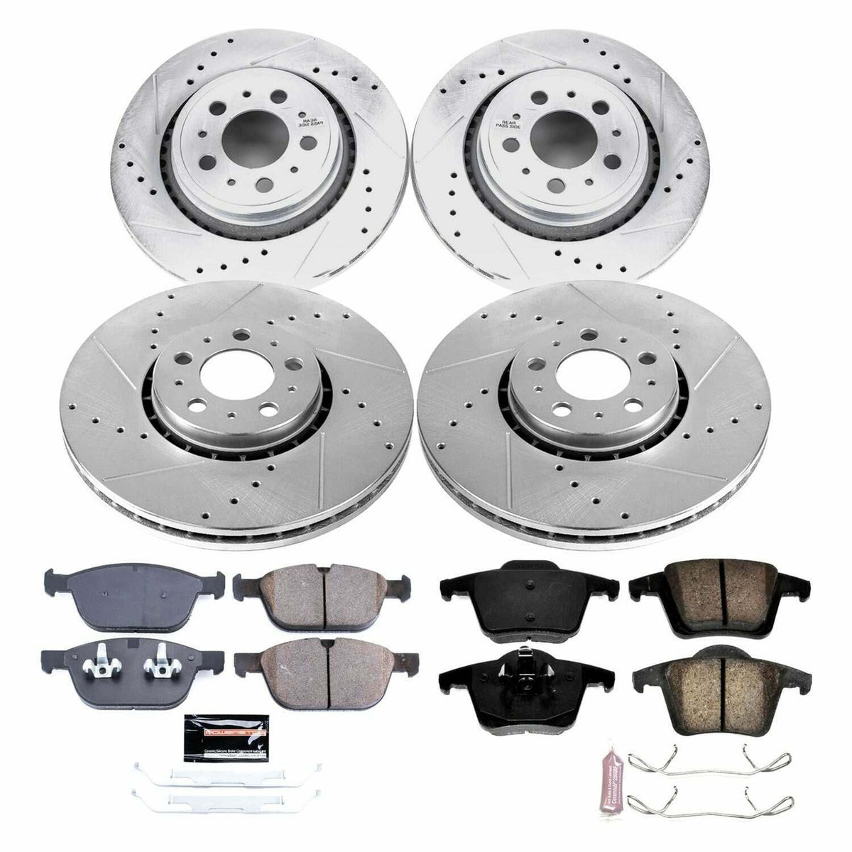 Power Stop 03-14 Volvo XC90 Front & Rear Z23 Evolution Sport Brake Kit - K5708