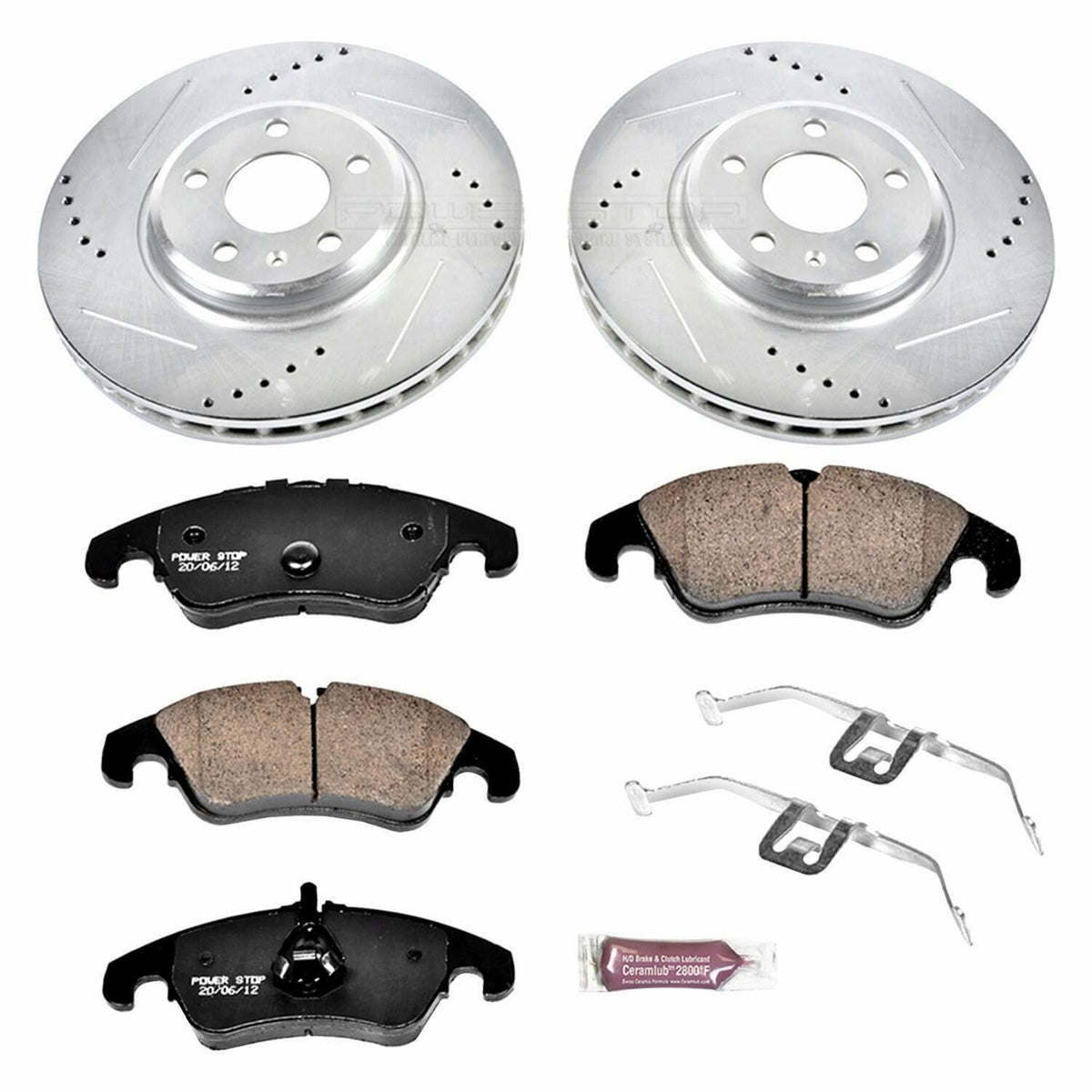 Power Stop 09-11 Audi A4 Front Z26 Street Warrior Brake Kit - K5752-26