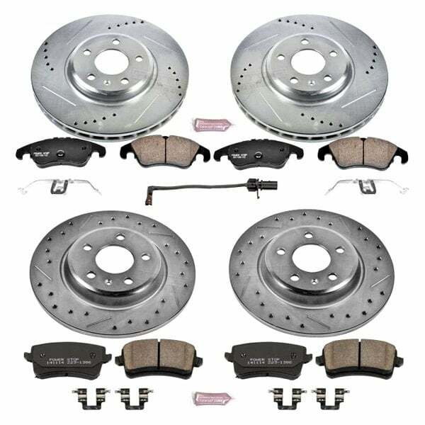 Power Stop 09-11 Audi A4 Front & Rear Z23 Evolution Sport Brake Kit - K5754