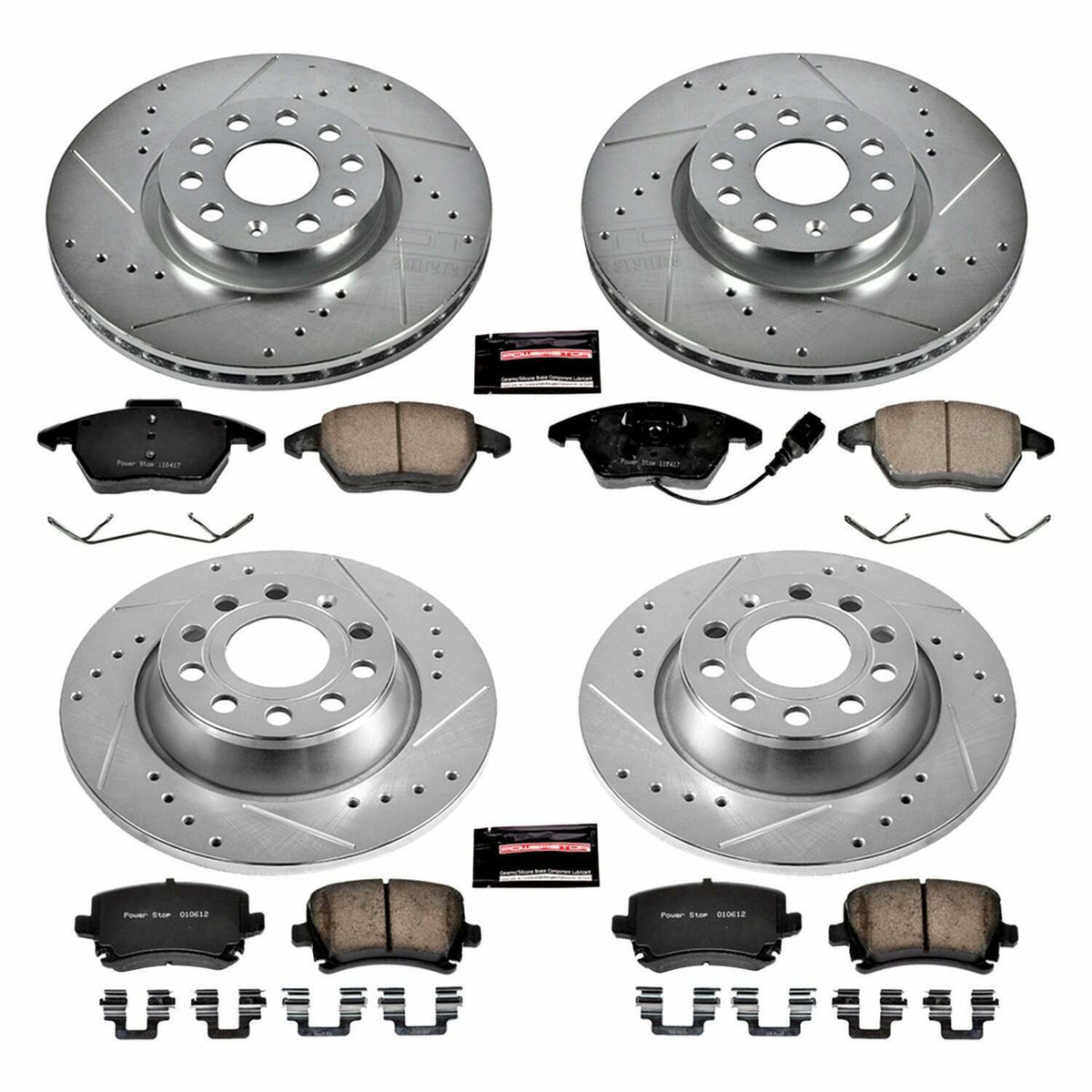 Power Stop 2013 Audi A3 Front & Rear Z26 Street Warrior Brake Kit - K5798-26