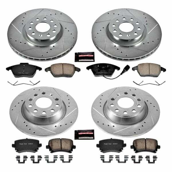 Power Stop 2013 Audi A3 Front & Rear Z23 Evolution Sport Brake Kit - K5798