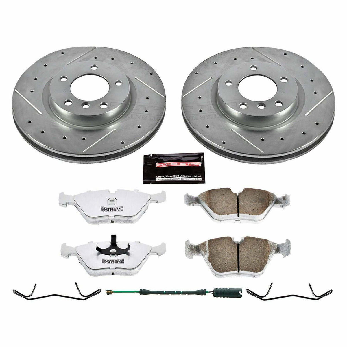 Power Stop 95-99 BMW M3 Front Z26 Street Warrior Brake Kit - K582-26