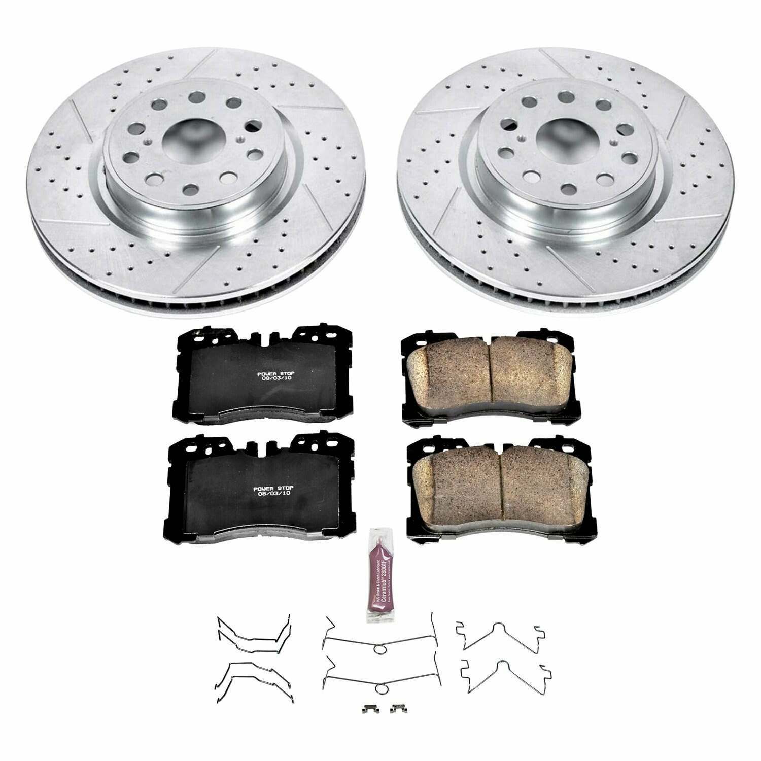 Power Stop 10-17 Lexus LS460 Front Z23 Evolution Sport Brake Kit - K5824