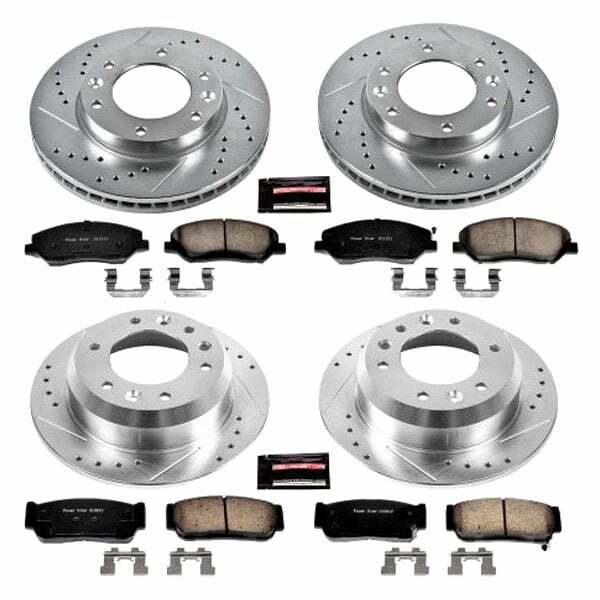 Power Stop 2007 Hyundai Entourage Front & Rear Z23 Evolution Sport Brake Kit - K5832