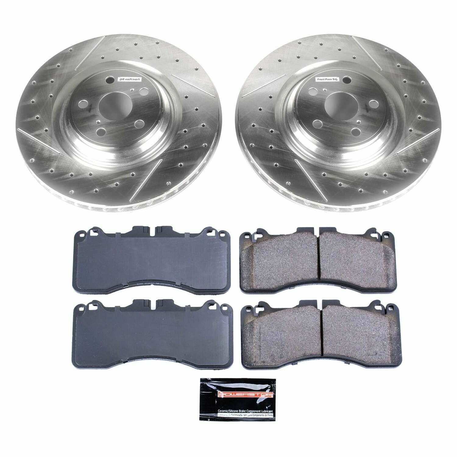 Power Stop 10-17 Lexus LS460 Front Z23 Evolution Brake Kit - K5849