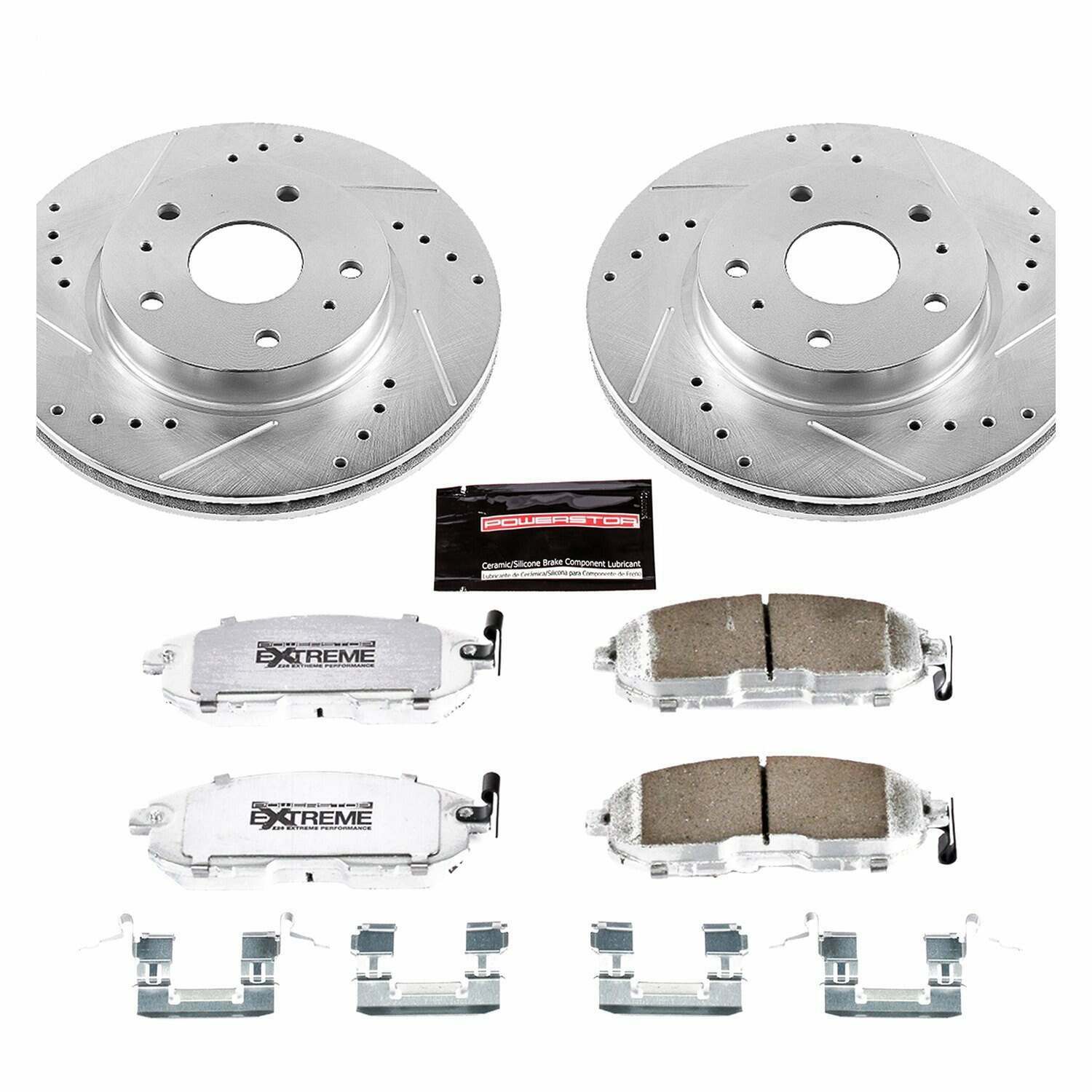 Power Stop 07-13 Suzuki SX4 Front Z26 Street Warrior Brake Kit - K5887-26