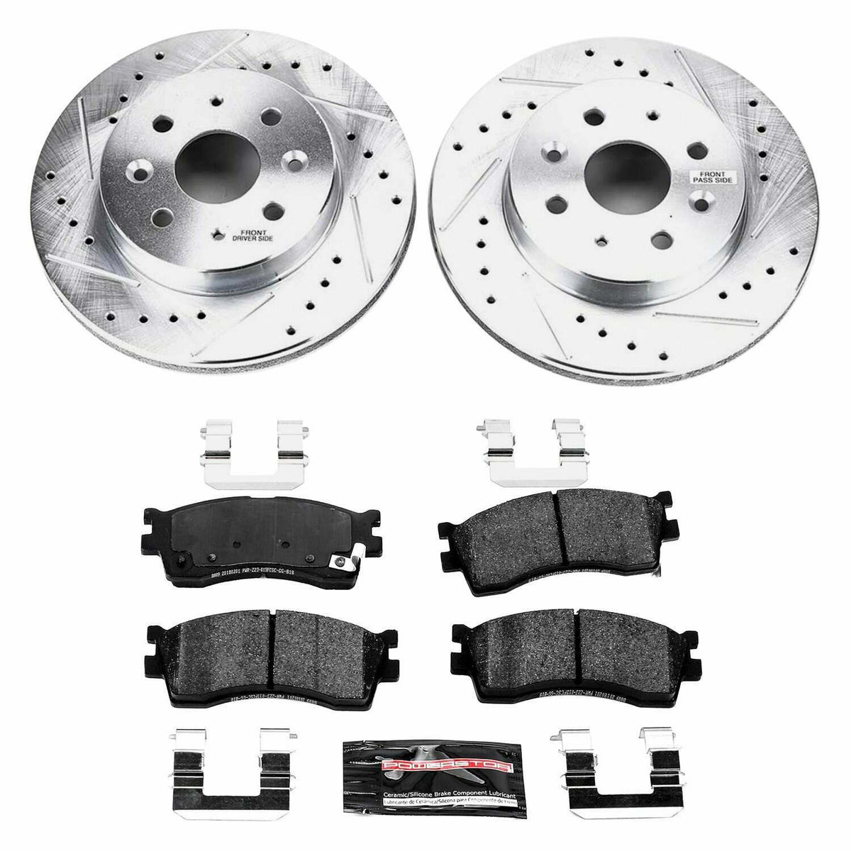 Power Stop 03-05 Kia Rio Front Z23 Evolution Sport Brake Kit - K5902