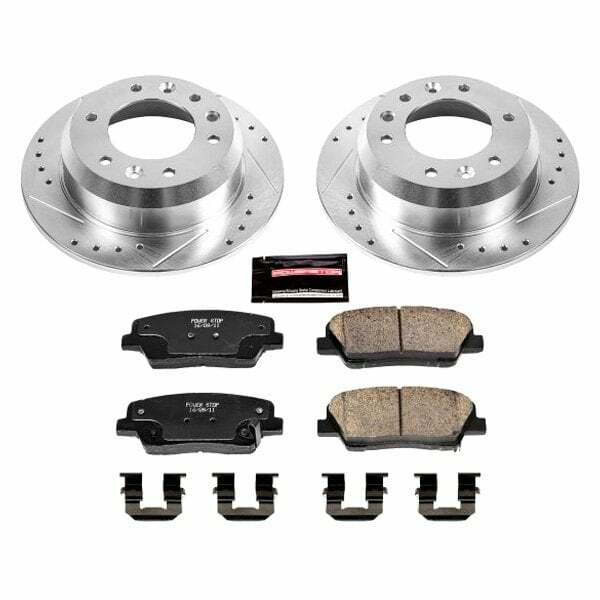 Power Stop 07-08 Hyundai Entourage Rear Z23 Evolution Sport Brake Kit - K5906