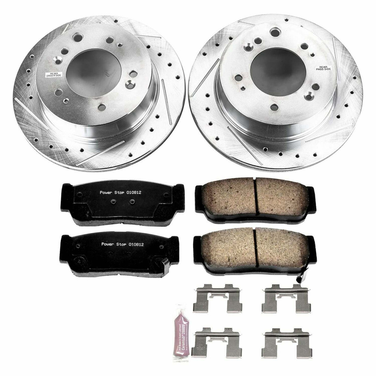 Power Stop 07-09 Kia Sorento Rear Z23 Evolution Sport Brake Kit - K5910