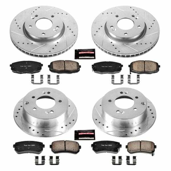 Power Stop 10-13 Kia Forte Front & Rear Z23 Evolution Sport Brake Kit - K5912