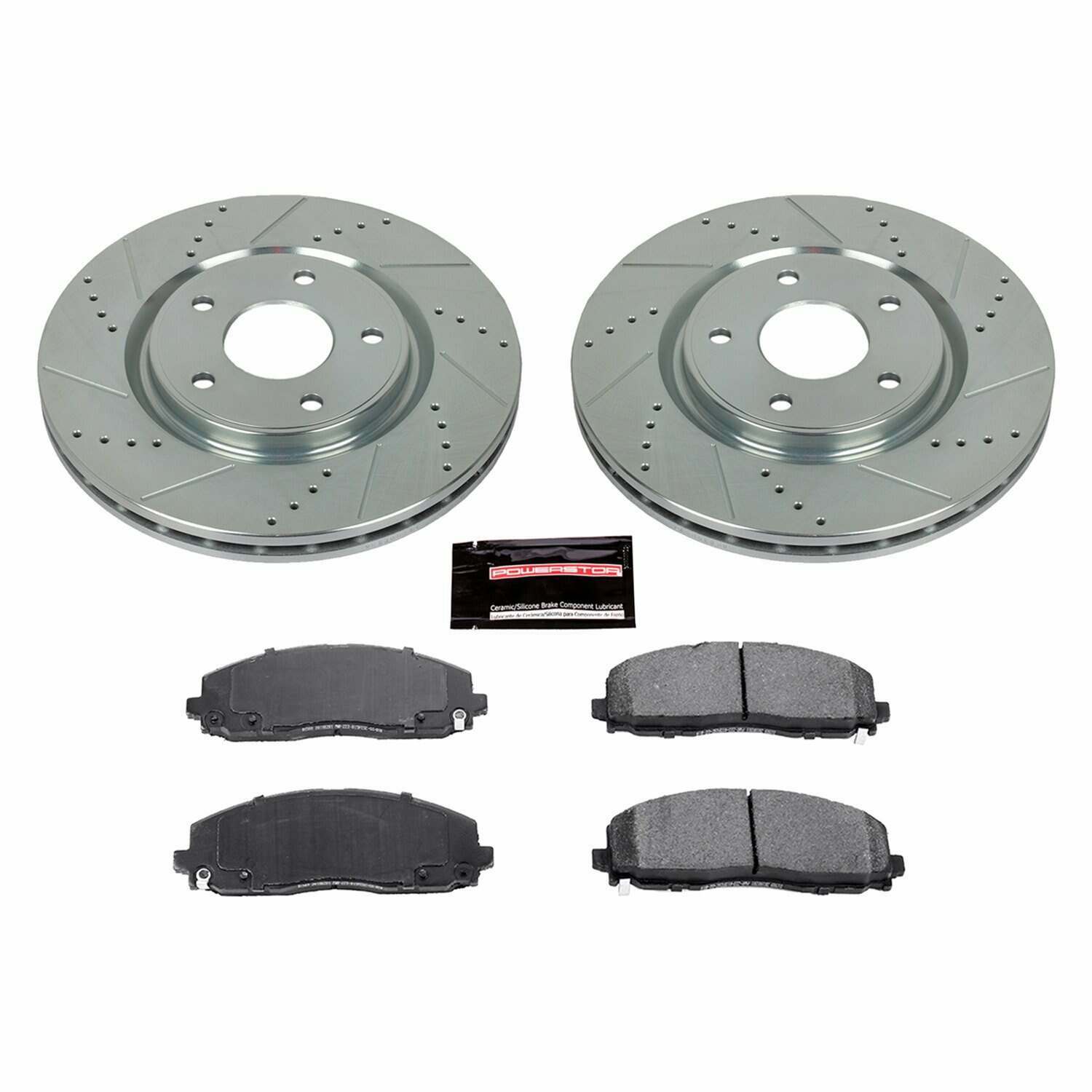 Power Stop 17-19 Chrysler Pacifica Front Z36 Truck & Tow Brake Kit - K5959-36