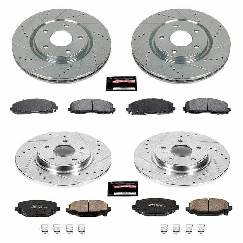Power Stop 12-16 Chrysler Town & Country Front & Rear Z23 Evolution Sport Brake Kit - K5960
