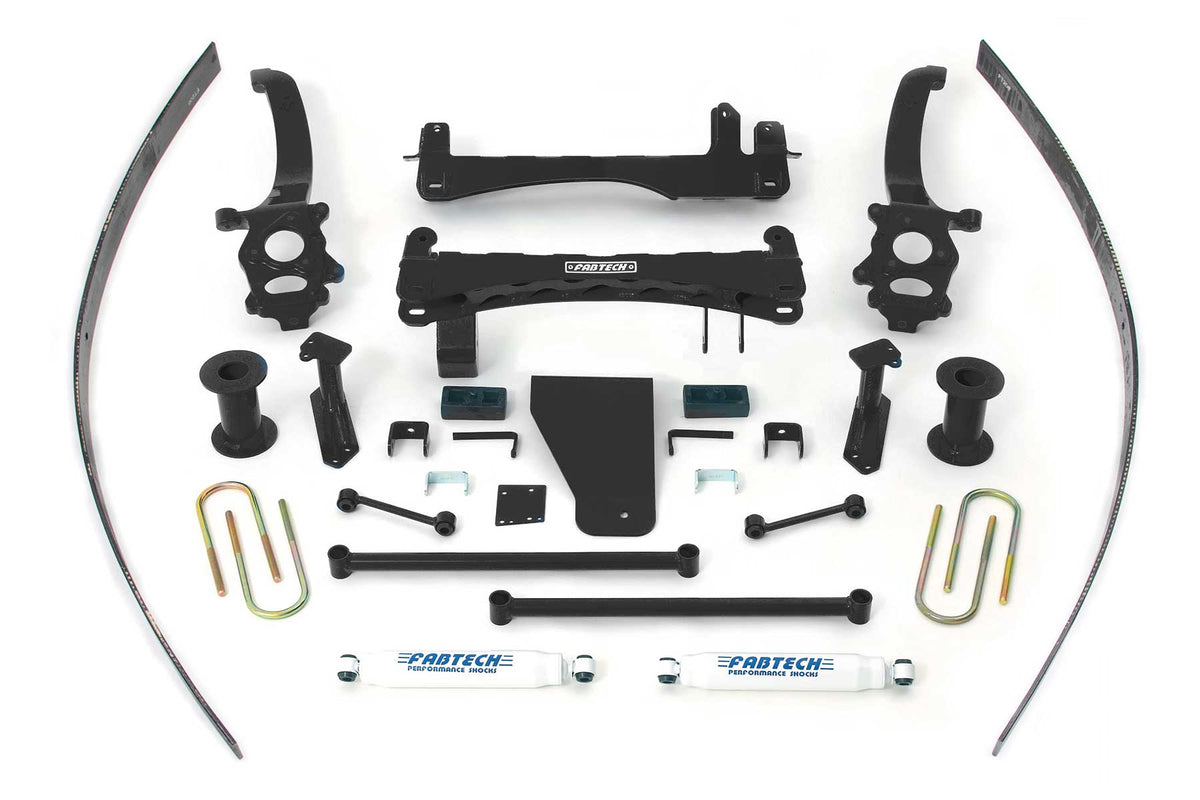 Fabtech 6" Basic Sys W/Perf Shks 2004-13 Nissan Titan 2/4Wd (2004-2013 Titan) - K6000