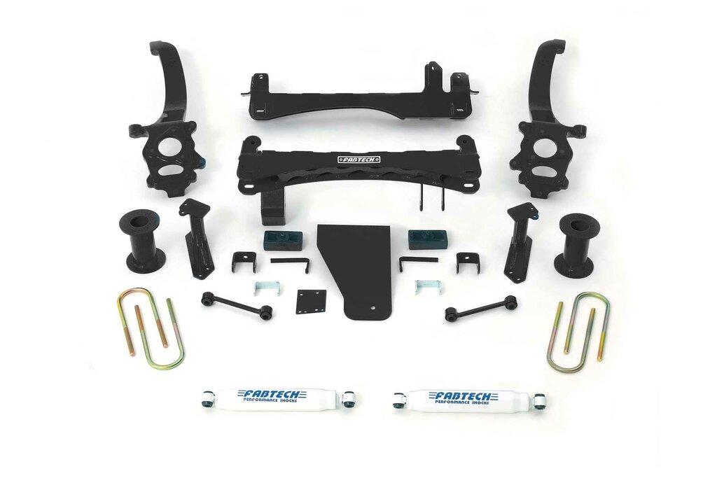 Fabtech 6" Basic Sys W/Perf Shks 2018 Nissan Titan 4Wd (2018-2018 Titan) - K6012