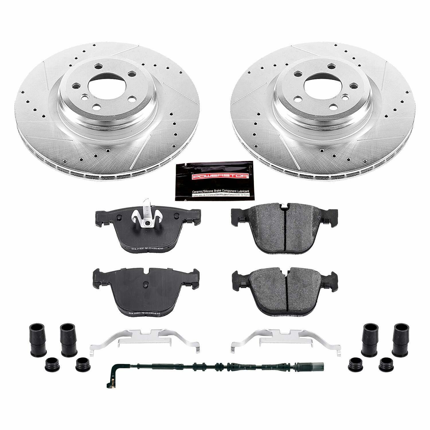 Power Stop 09-10 BMW 750i Rear Z26 Street Warrior Brake Kit - K6014-26
