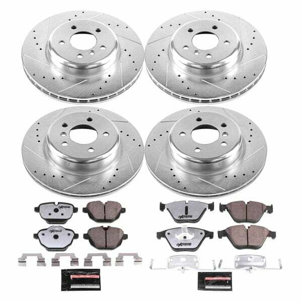 Power Stop 14-16 BMW 535d Front & Rear Z26 Street Warrior Brake Kit - K6023-26