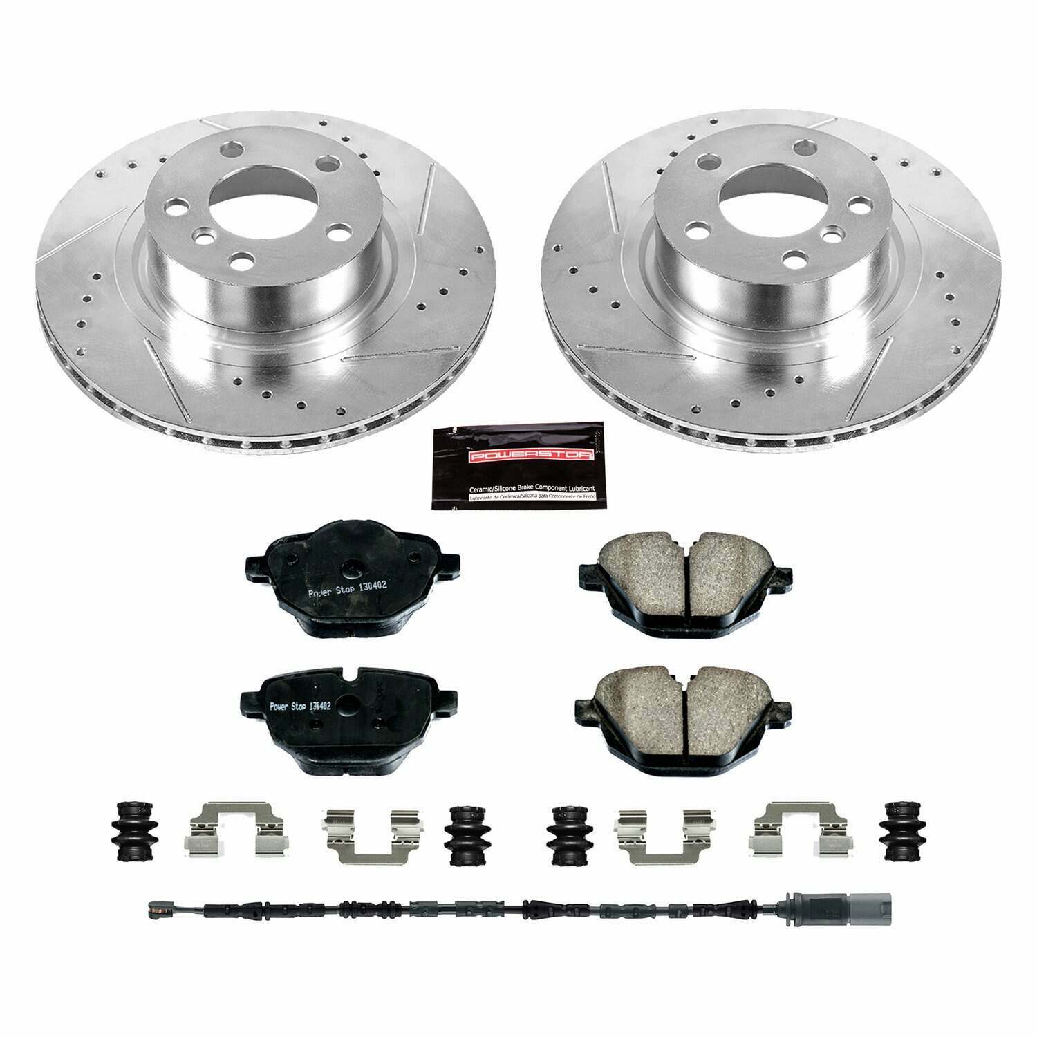 Power Stop 11-17 BMW X3 Rear Z26 Street Warrior Brake Kit - K6040-26