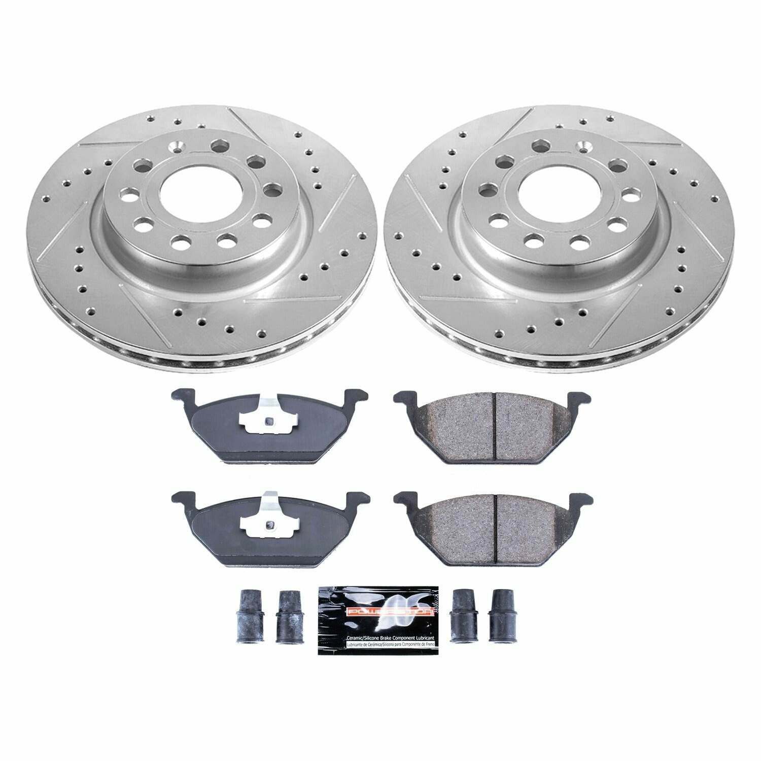 Power Stop 11-15 Volkswagen Jetta Front Z23 Evolution Sport Brake Kit - K6041
