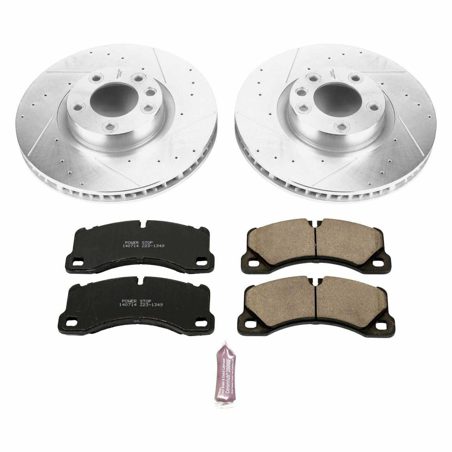 Power Stop 11-18 Porsche Cayenne Front Z23 Evolution Sport Brake Kit - K6042