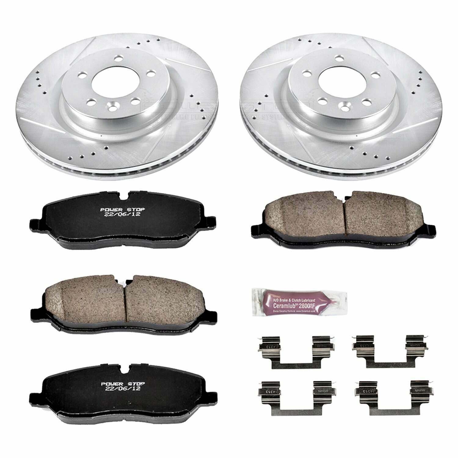 Power Stop 06-09 Land Rover Range Rover Sport Front Z36 Truck & Tow Brake Kit - K6047-36