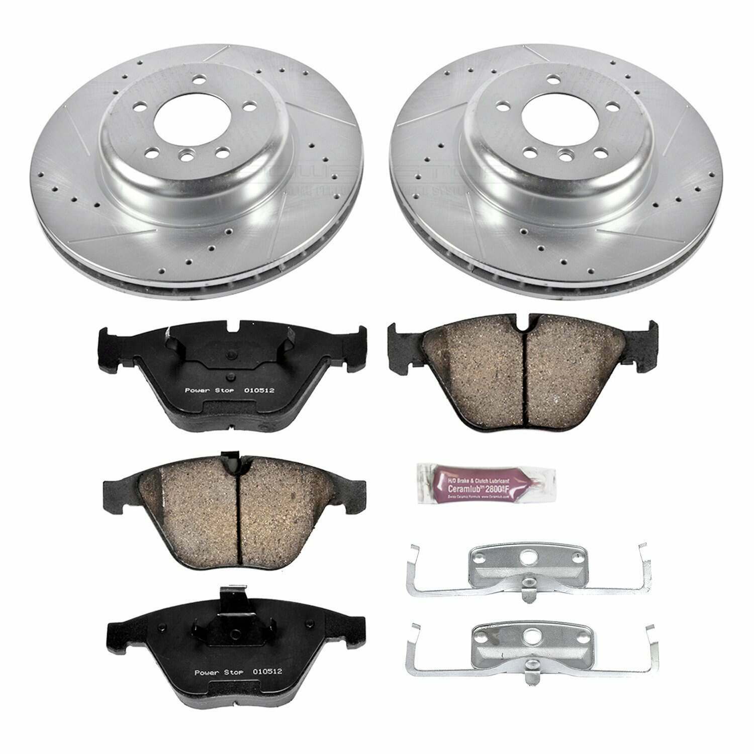 Power Stop 2011 BMW 335d Front Z26 Street Warrior Brake Kit - K6055-26