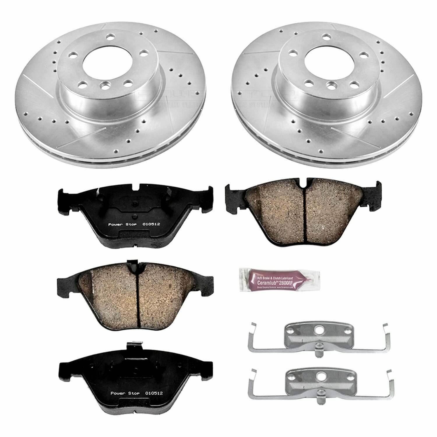 Power Stop 11-12 BMW 328i xDrive Front Z26 Street Warrior Brake Kit - K6073-26