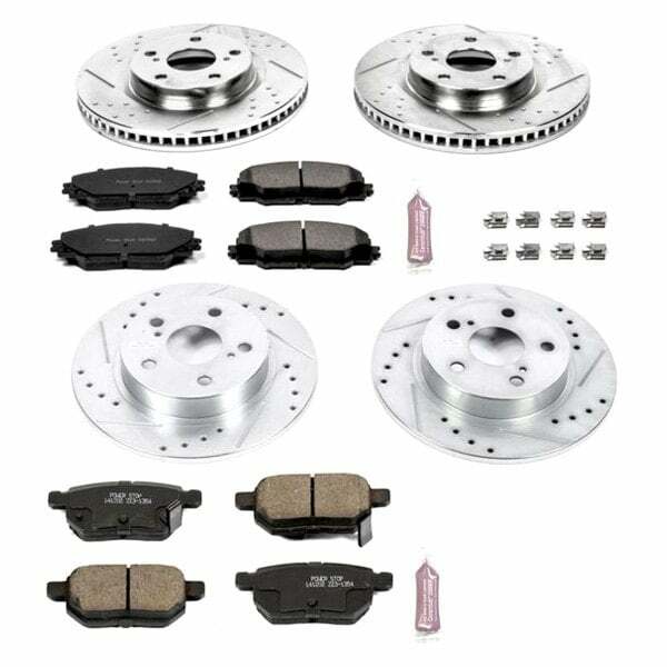 Power Stop 11-16 Scion tC Front & Rear Z23 Evolution Sport Brake Kit - K6076