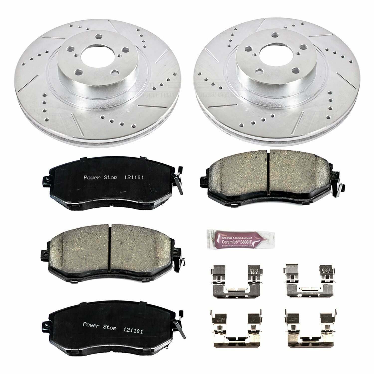 Power Stop 13-16 Scion FR-S Front Z26 Street Warrior Brake Kit - K6082-26