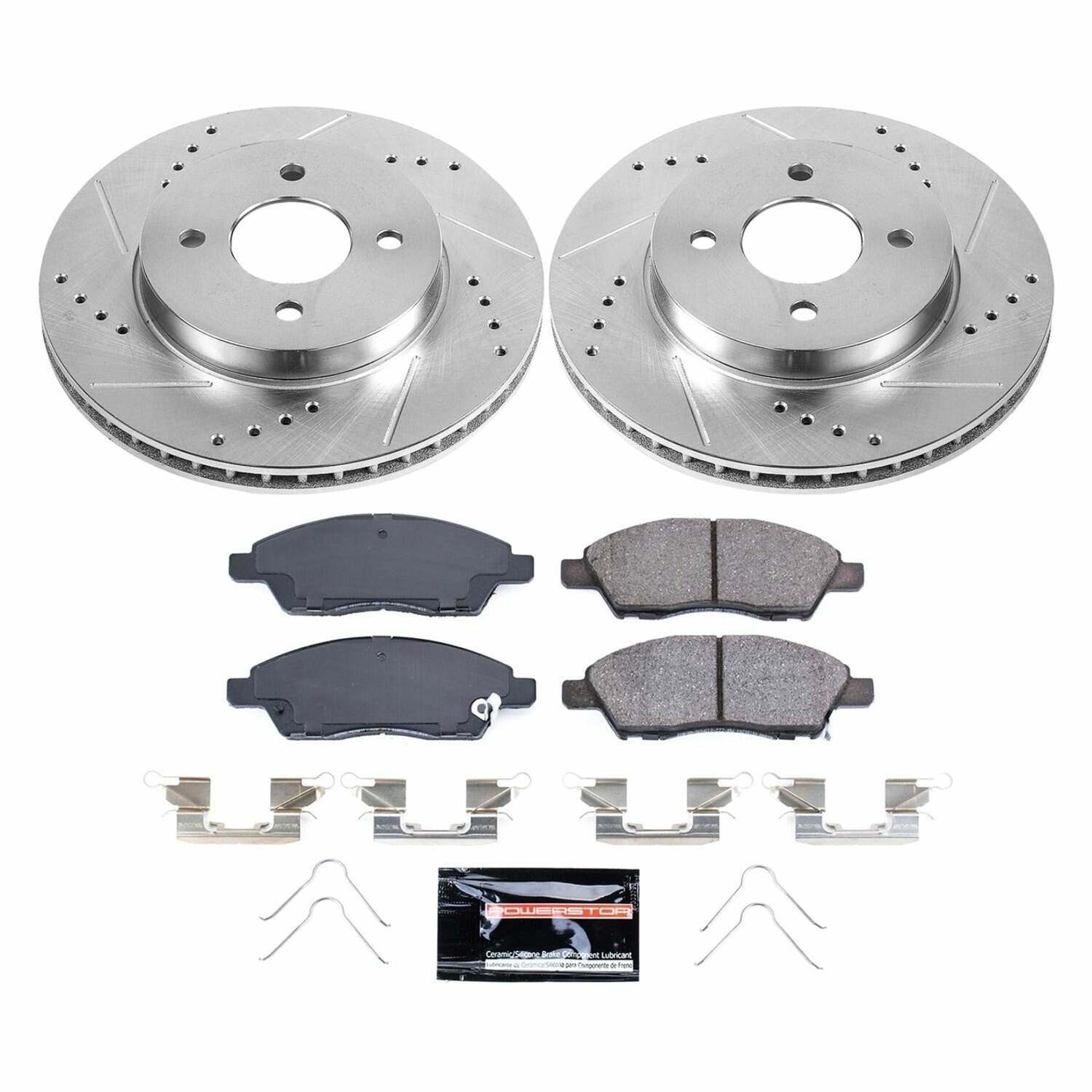 Power Stop 12-18 Nissan Versa Front Z23 Evolution Sport Brake Kit - K6096