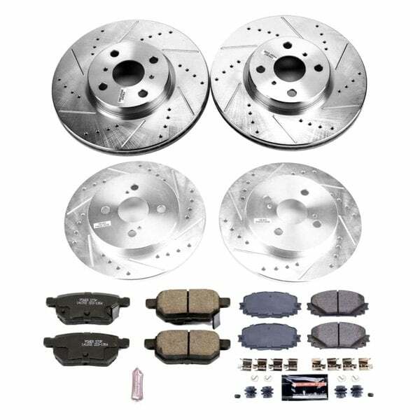 Power Stop 12-18 Toyota Yaris Front & Rear Z23 Evolution Sport Brake Kit - K6105