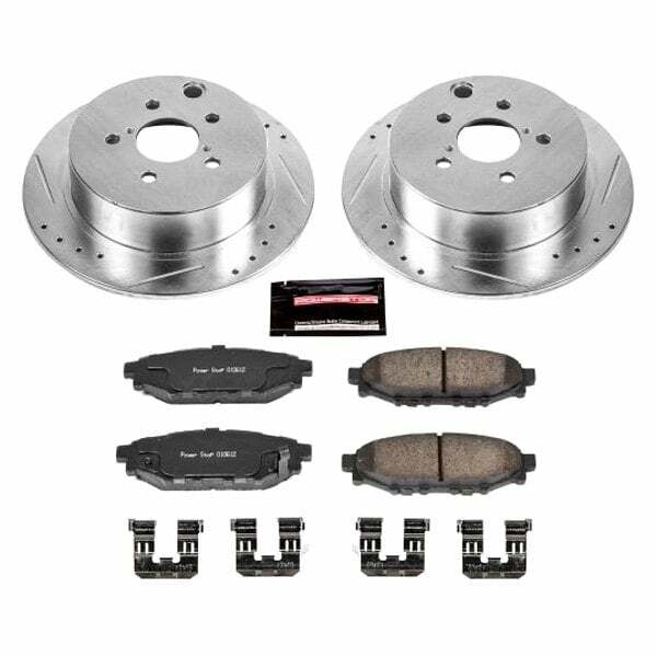 Power Stop 16-18 Subaru Crosstrek Rear Z23 Evolution Sport Brake Kit - K6107