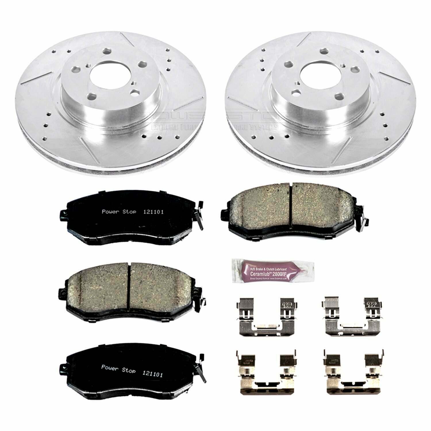 Power Stop 13-16 Subaru BRZ Front Z26 Street Warrior Brake Kit - K6111-26