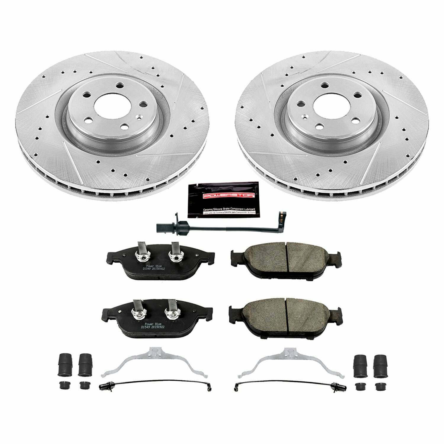 Power Stop 12-16 Audi A6 Quattro Front Z26 Street Warrior Brake Kit - K6129-26