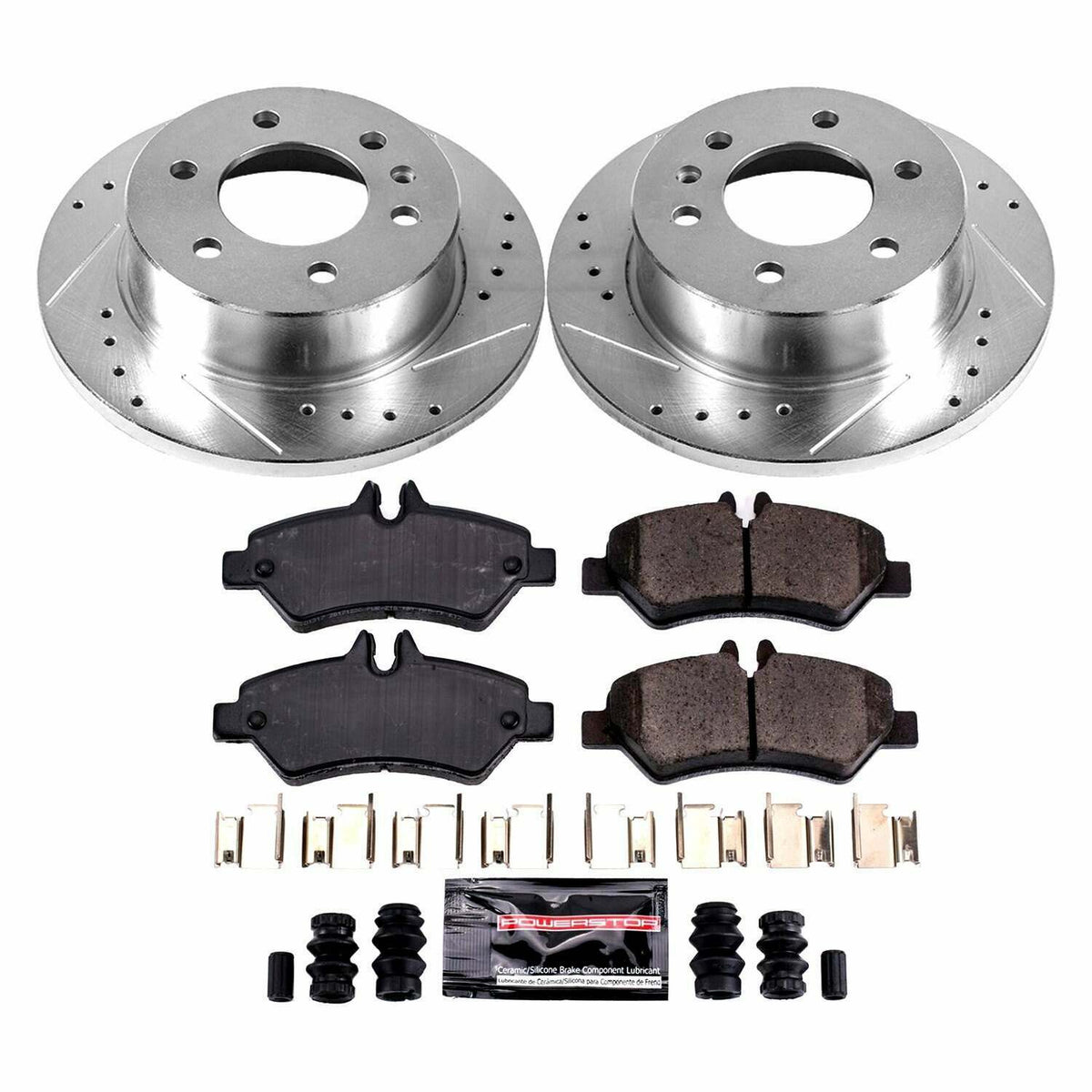 Power Stop 07-09 Dodge Sprinter 3500 Rear Z23 Evolution Sport Brake Kit - K6198