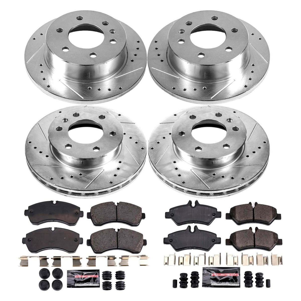 Power Stop 07-09 Dodge Sprinter 3500 Front & Rear Z23 Evolution Sport Brake Kit - K6233