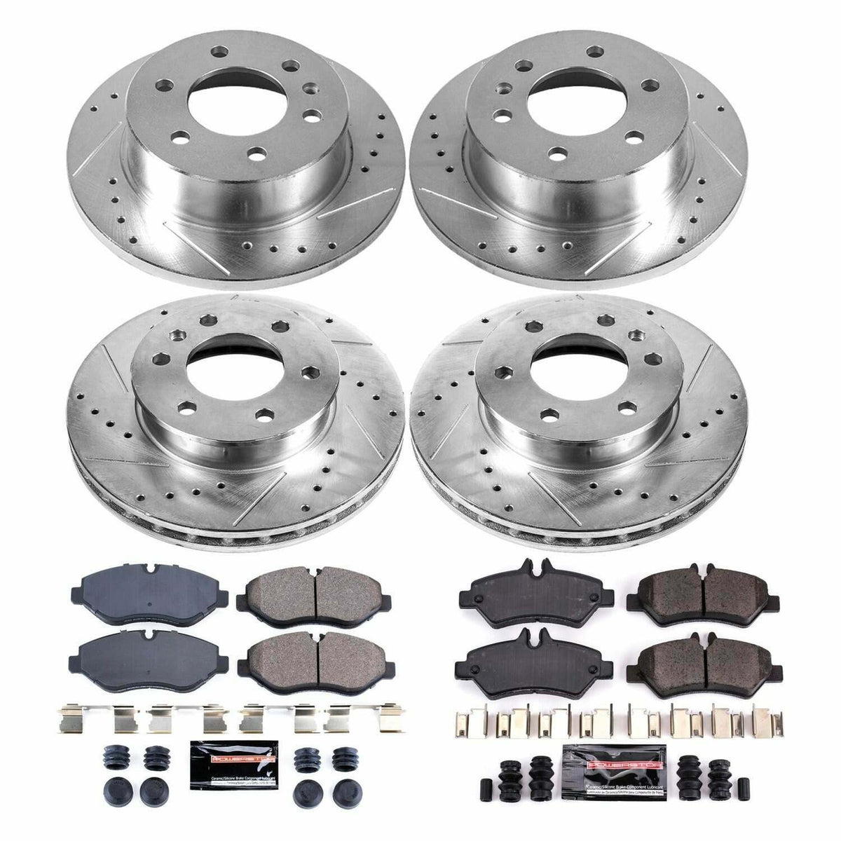 Power Stop 07-09 Dodge Sprinter 2500 Front & Rear Z23 Evolution Sport Brake Kit - K6235