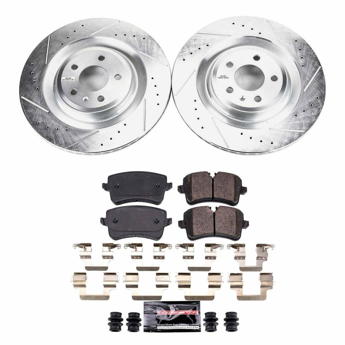 Power Stop 16-18 Audi A7 Quattro Rear Z23 Evolution Sport Brake Kit - K6287