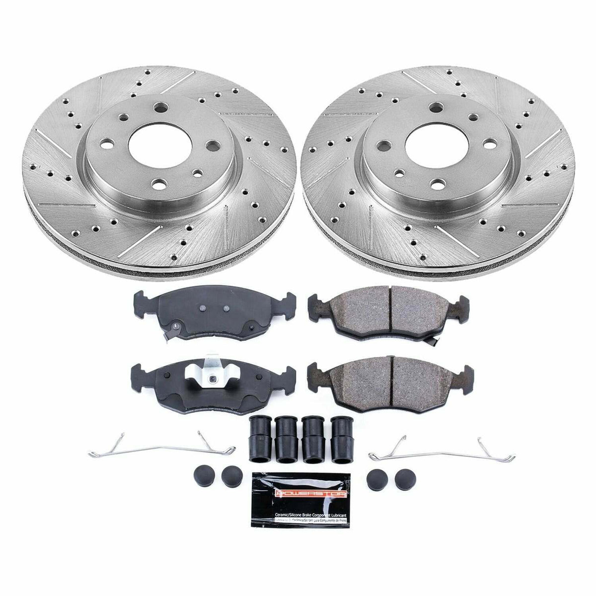 Power Stop 12-18 Fiat 500 Front Z23 Evolution Sport Brake Kit - K6290