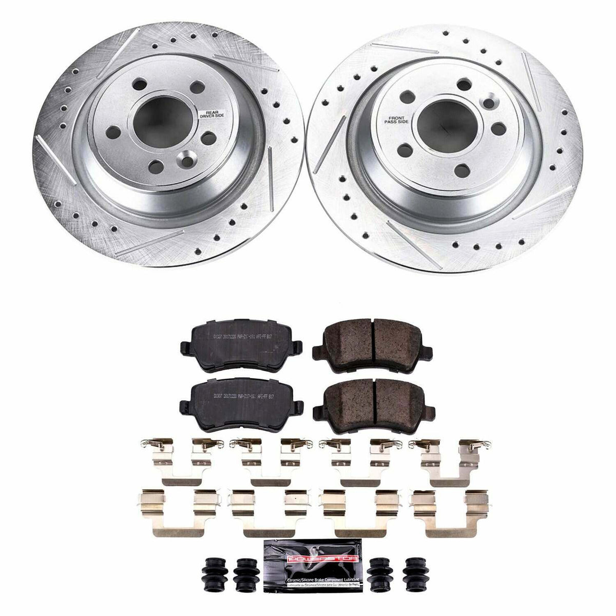 Power Stop 12-15 Land Rover Range Rover Evoque Rear Z23 Evolution Sport Brake Kit - K6293