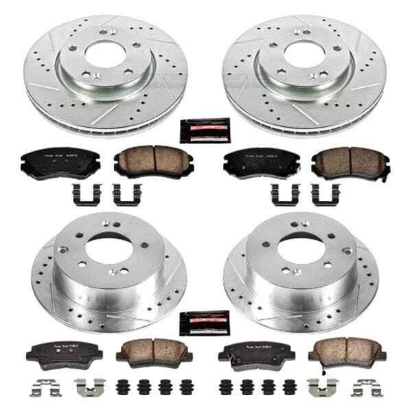 Power Stop 12-13 Kia Soul Front & Rear Z23 Evolution Sport Brake Kit - K6303
