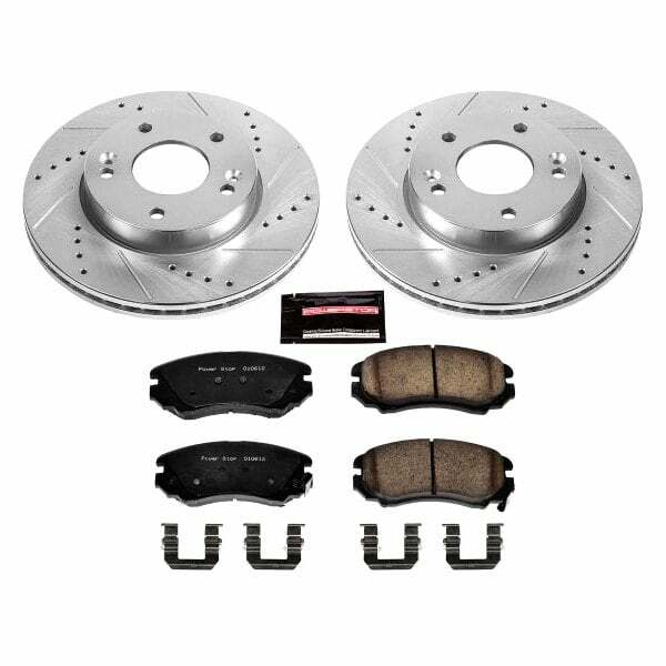 Power Stop 10-11 Kia Soul Front Z23 Evolution Sport Brake Kit - K6309