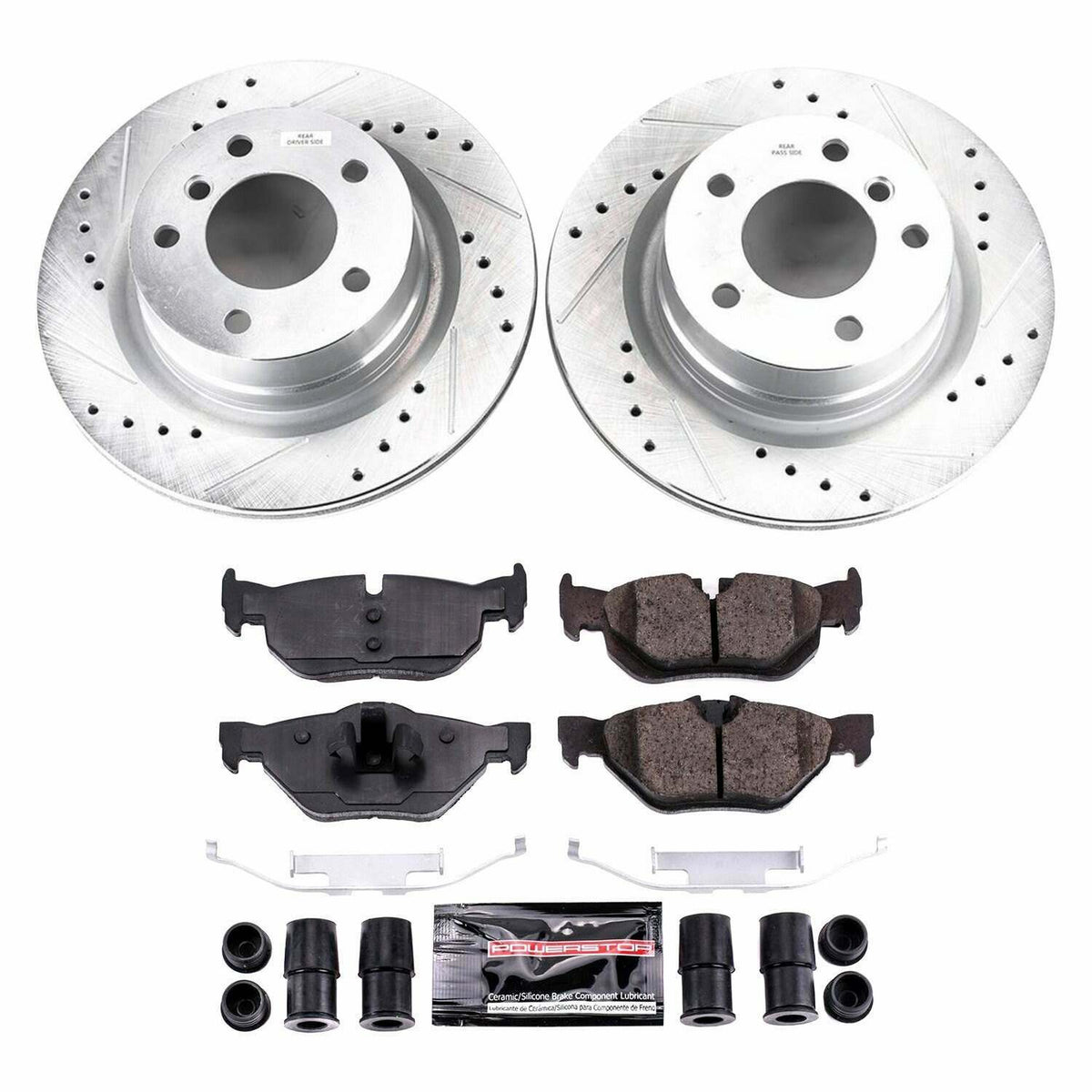 Power Stop 10-13 BMW 128i Rear Z23 Evolution Sport Brake Kit - K6348