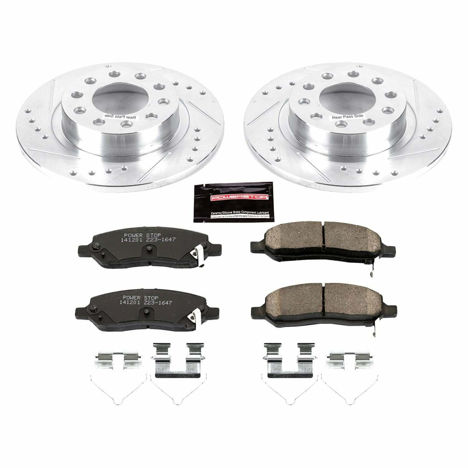 Power Stop 13-16 Dodge Dart Rear Z23 Evolution Sport Brake Kit - K6371
