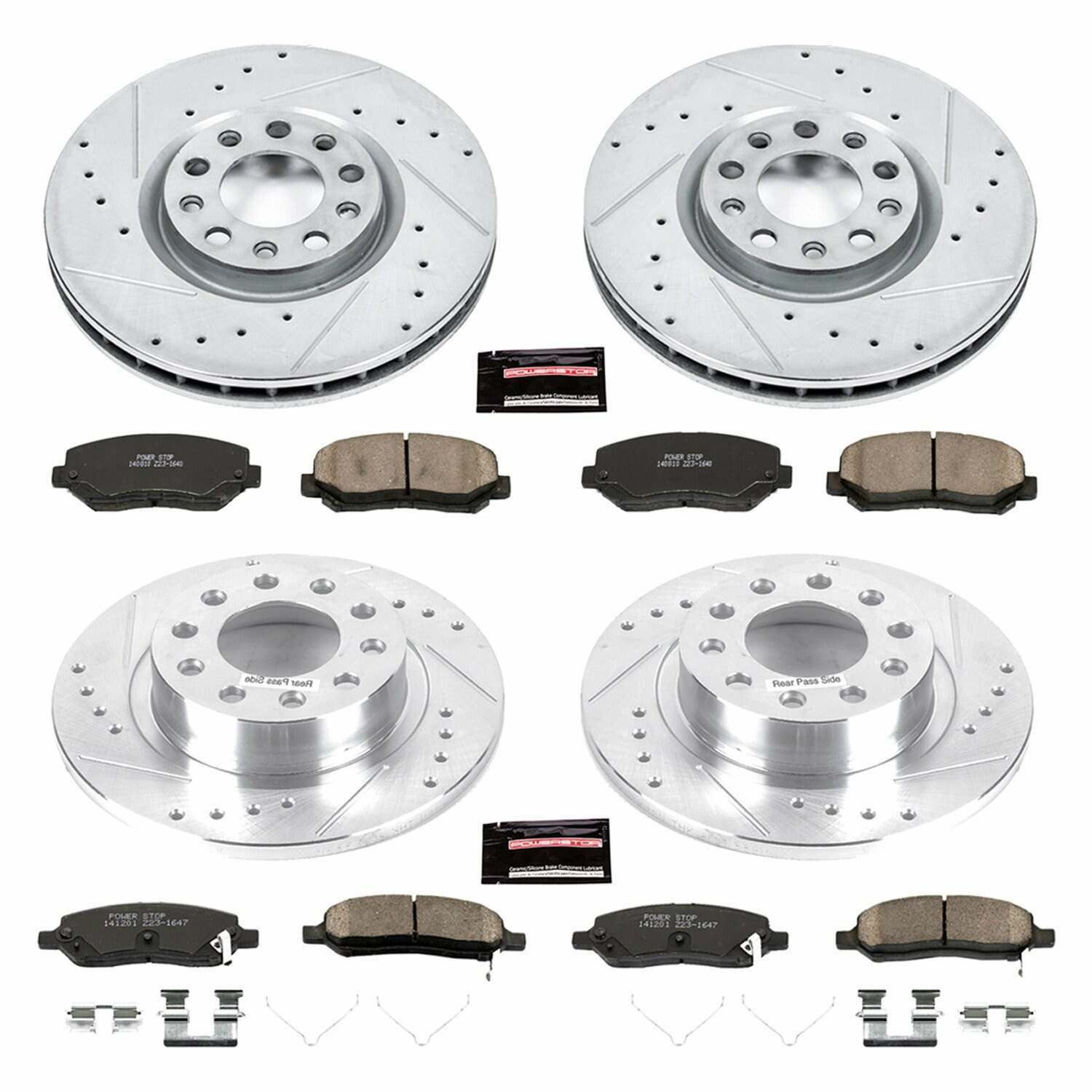 Power Stop 13-16 Dodge Dart Front & Rear Z23 Evolution Sport Brake Kit - K6373