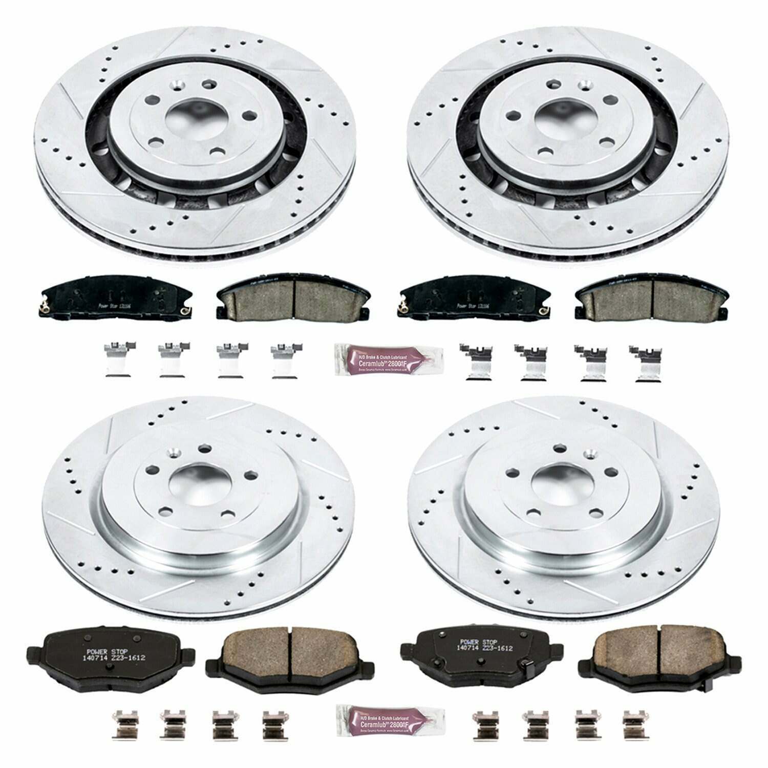 Power Stop 13-19 Ford Explorer Front & Rear Z36 Truck & Tow Brake Kit - K6375-36