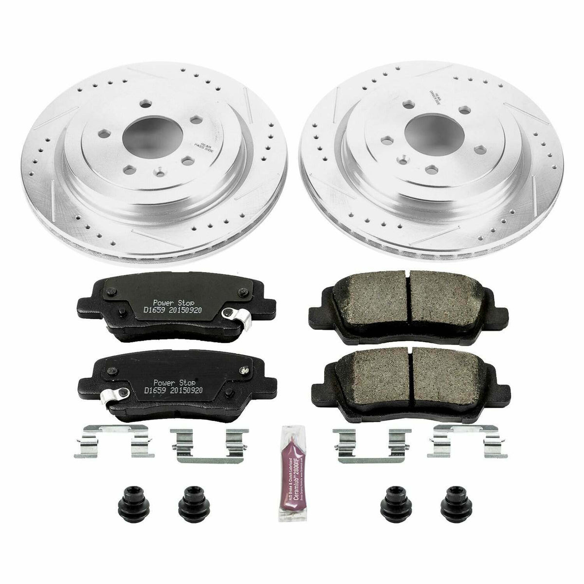 Power Stop 13-15 Cadillac ATS Rear Z23 Evolution Sport Brake Kit - K6385